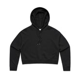 WOMENS CROP HOOD BLACK XS